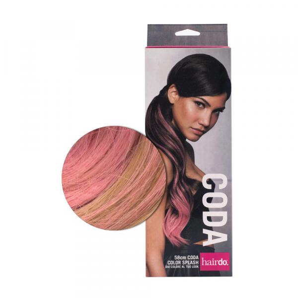 HAIRDO Pferdeschwanz Ginger Blonde / Pink